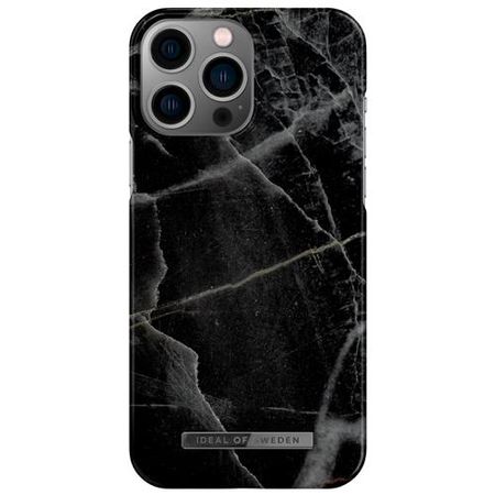 iDeal of Sweden - iPhone 13 Pro Max Hülle - Printed Case - Black Thunder Marble