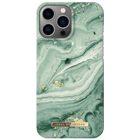 iDeal of Sweden - iPhone 13 Pro Max Hülle - Printed Case - Mint Swirl Marble