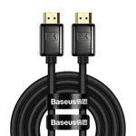 Baseus - Highspeed 8K 2.1 HDMI Kabel (1m) - vergoldeter Stecker - High Definition Series - schwarz