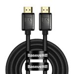 Baseus - Highspeed 8K 2.1 HDMI Kabel (2m) - vergoldeter Stecker - High Definition Series - schwarz