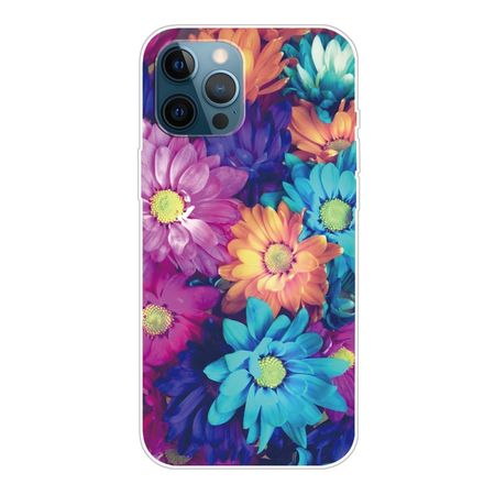 iPhone 13 Pro Max Handyhülle - Softcase Image Plastik Series - farbige Blumen