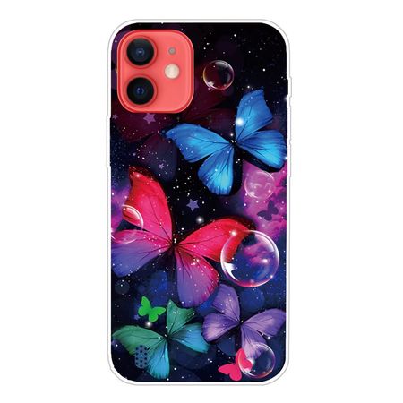 iPhone 13 mini Handyhülle - Softcase Image Plastik Series - kleine Schmetterlinge