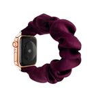 Apple Watch (49/45/44/42mm) Stoff Armband - Bordeaux