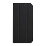 iPhone 13 Pro Hülle - dreifach faltbares Leder Bookcover - schwarz