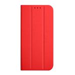 iPhone 13 mini Hülle - dreifach faltbares Leder Bookcover - rot