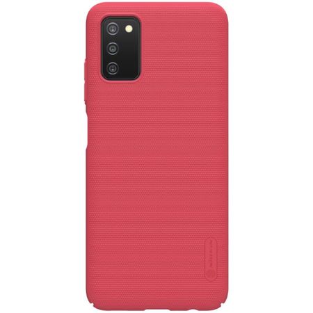 Nillkin - Samsung Galaxy A03s Hülle - Plastik Case - Super Frosted Shield Series - rot