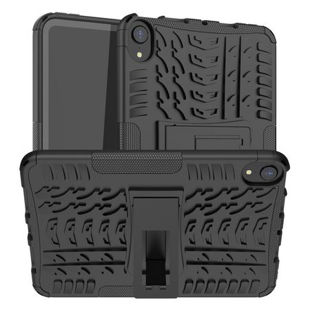 iPad mini 6 Hülle - Hardcase aus Kunststoff - mit Kickstand - schwarz