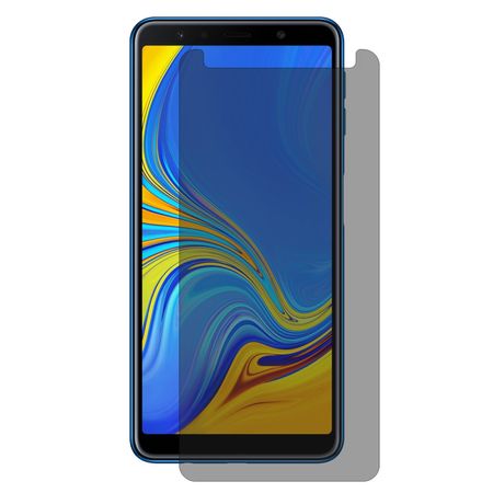 Samsung Galaxy A7 (2018) Schutzglas Displayschutz - Panzer Glas - Privacy - transparent