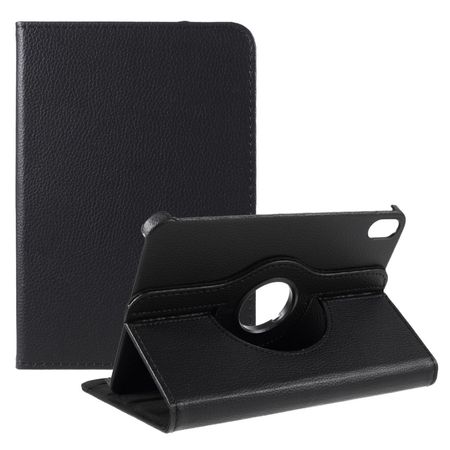 iPad mini 6 Hülle - 360° rotierbares Case aus Leder - schwarz