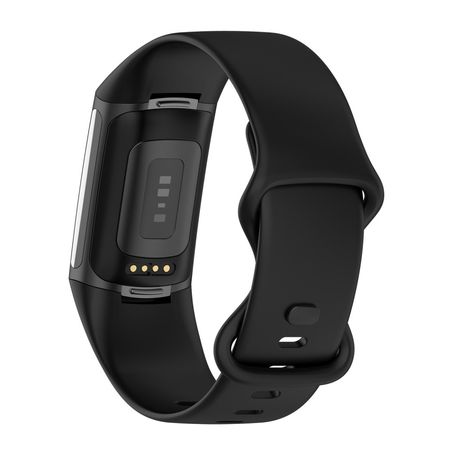 Fitbit Charge 5 Silikon Armband - AMH Series - Grösse L - schwarz