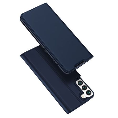 Dux Ducis - Samsung Galaxy S22 Hülle - Handy Bookcover - Skin Pro Series - blau