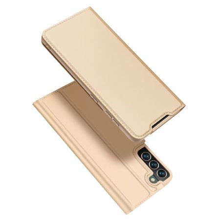 Dux Ducis - Samsung Galaxy S22+ Hülle - Handy Bookcover - Skin Pro Series - gold