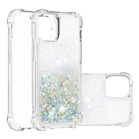 iPhone 13 Pro Max Hülle - Glitter Softcase - mehrfarbig