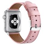 Apple Watch (49/45/44/42mm) Echtleder Armband - pink