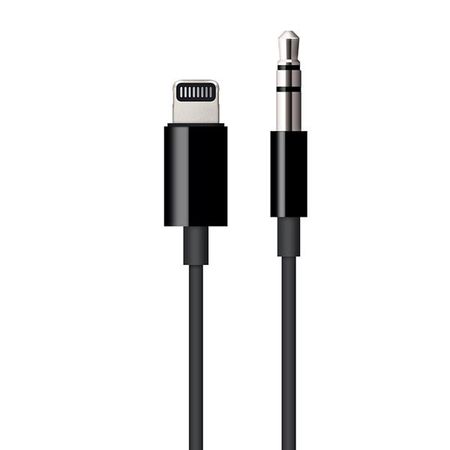 Apple - Lightning auf 3.5 mm Audiokabel (1.2 m) - Schwarz