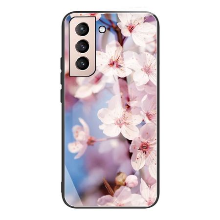 Samsung Galaxy S22+ Handyhülle - Image Glas und Kunststoff Series - pinke Blume