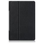 Lenovo Yoga Tab 11 Hülle - Kunstleder Bookcover mit Kickstand - schwarz