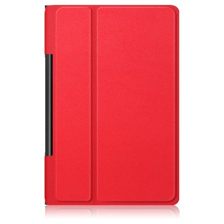 Lenovo Yoga Tab 11 Hülle - Kunstleder Bookcover mit Kickstand - rot