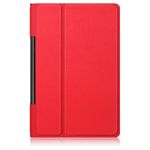 Lenovo Yoga Tab 11 Hülle - Kunstleder Bookcover mit Kickstand - rot