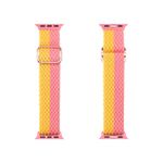 Dux Ducis - Apple Watch (49/45/44/42mm) Nylon Armband - pink/gelb