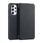 Dux Ducis - Samsung Galaxy A73 5G Hülle - Robustes Handy Bookcover - Skin X Series - schwarz