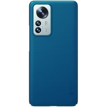 Nillkin - Xiaomi 12 Pro Hülle - Kunststoff Case - Super Frosted Shield Series - blau