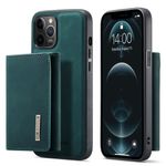 DG Ming - iPhone 13 Pro Hülle - Hardcase mit abnehmbarem Portemonnaie - M1 Series - grün