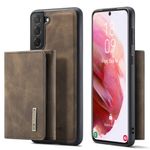 DG Ming - Samsung Galaxy S22+ Hülle - Hardcase mit abnehmbarem Portemonnaie - M1 Series - kaffeefarben