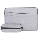 Canvasartisan - Trendige Notebook Tasche - L2-110 Series - für 14 Zoll Notebooks - hellgrau