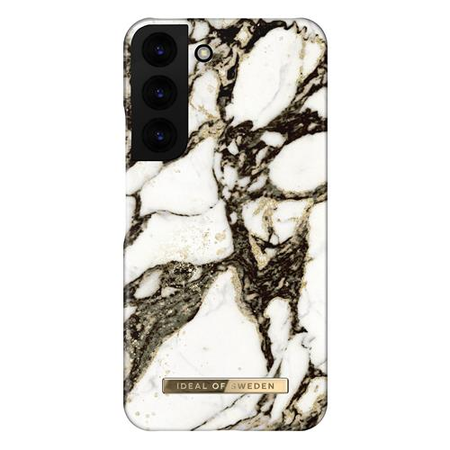 iDeal of Sweden - Samsung Galaxy S22 Hülle - Printed Case - Calcatta Golden Marble