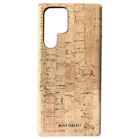 Mike Galeli - Samsung Galaxy S22 Ultra Hülle - Hardcover aus Kork - Eco Levi Cork Series - braun