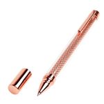 KACO - WISDOM Eleganter Metall Stift (0.60mm) - Kugelschreiber - Chrom Diamantstift - rosegold