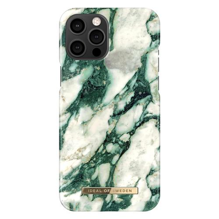 iDeal of Sweden - iPhone 12 Pro Max Hülle - Printed Case - Calacatta Emerald Marble