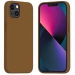 Araree - iPhone 13 Hülle - Kunstleder Hardcase - Pellis Series - braun