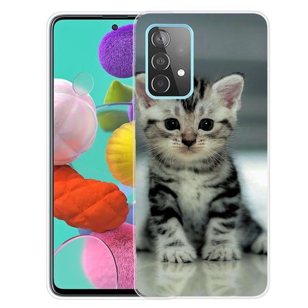 Samsung Galaxy A53 5G Handyhülle - Softcase Image Kunststoff Series - süsse Katze