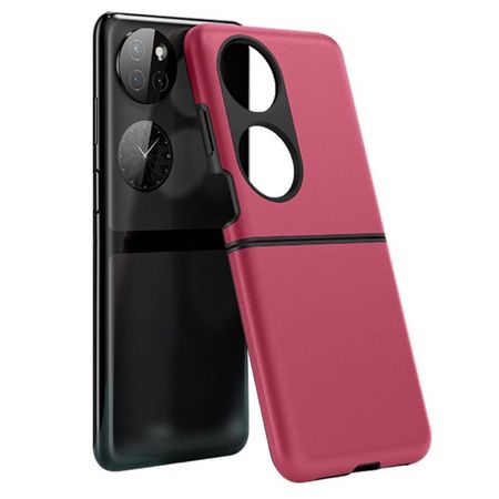 Huawei P50 Pocket Hülle - Ultraschlankes Kunststoff Case - rot