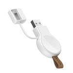 USB Wireless Charger für alle Apple Watches - weiss