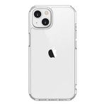 iPhone 14 Plus Hülle (PC / TPU Case) - Polycarbonat Rückseite + TPU Ränder - transparent