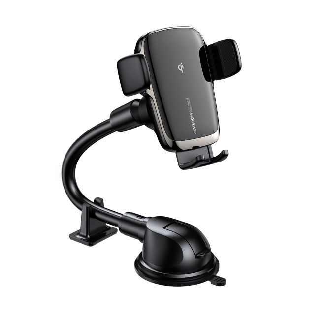 Joyroom - Qi Wireless Charger KFZ Autohalterung (15W) - Schwanenhals - für  Armaturenbrett - schwarz