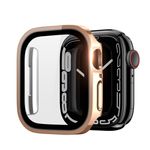 Dux Ducis - Apple Watch (41mm) Hardcase Bumper + Display Schutzfolie - Hamo Series - rosegold