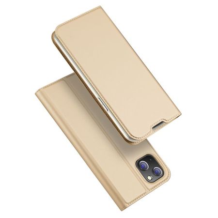 Dux Ducis - iPhone 14 Plus Hülle - Handy Bookcover - Skin Pro Series - gold