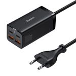 Baseus - GaN3 Pro Desktop Fast Charger - Schnellladegerät mit 4 Ports (100W) - schwarz
