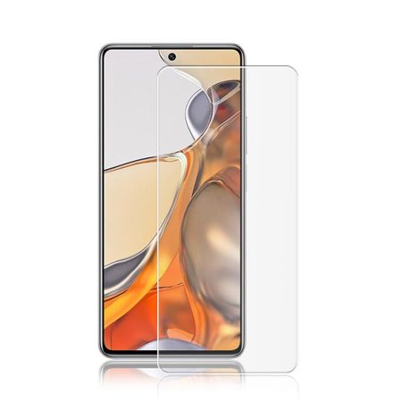 Xiaomi 11T / Xiaomi 11T Pro Panzerglas 2.5D Full Cover - Full Glue Displayschutz (0.33 mm) - transparent