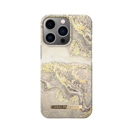iDeal of Sweden - iPhone 14 Pro Hülle - Printed Case - Sparkle Greige Marble