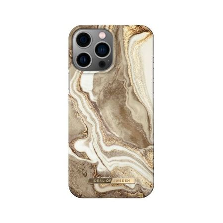 iDeal of Sweden - iPhone 14 Pro Max Hülle - Printed Case - Golden Sand Marble