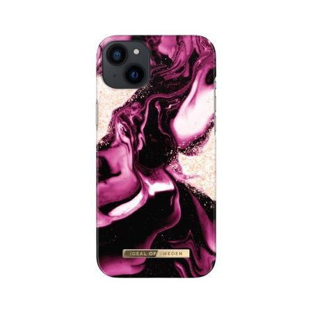iDeal of Sweden - iPhone 14 Plus Hülle - Printed Case - Golden Ruby Marble