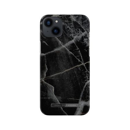 iDeal of Sweden - iPhone 14 Plus Hülle - Printed Case - Black Thunder Marble