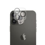 iPhone 14 Pro Kamera Vollschutz Panzerglas - Silk Glass Kameraschutz - schwarz