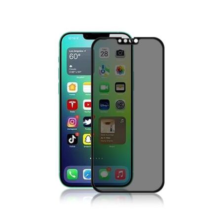 iPhone 14 Plus Privacy Panzerglas 3D Full Cover - Displayschutz (0.33 mm) - schwarz
