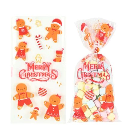 Guetzli Verpackung (50 Stück) - Weihnachtsbeutel - Geschenktüten - BAG Series - Lebkuchenmännchen